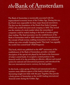 Bank Of Amsterdam Origineel English backcover (verkleint voor op site)